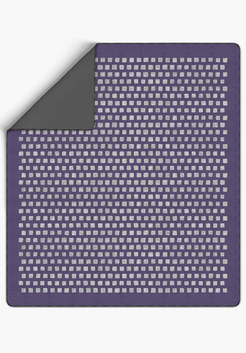 Thalia Purple Blanket Throw