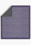 Thalia Purple Blanket Throw
