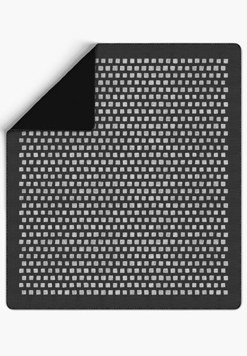 Thalia Dark Gray Blanket Throw