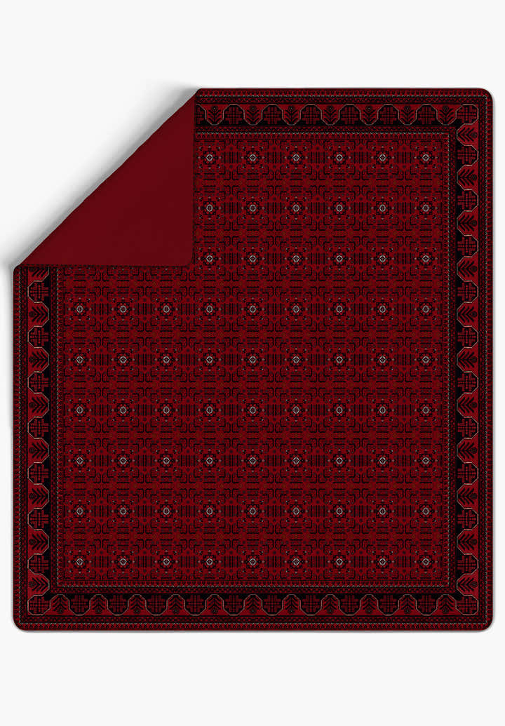 Anya Red Winter Blanket