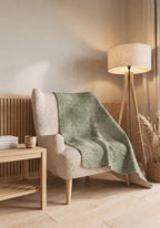 Oliver Sage Green Throw Blanket