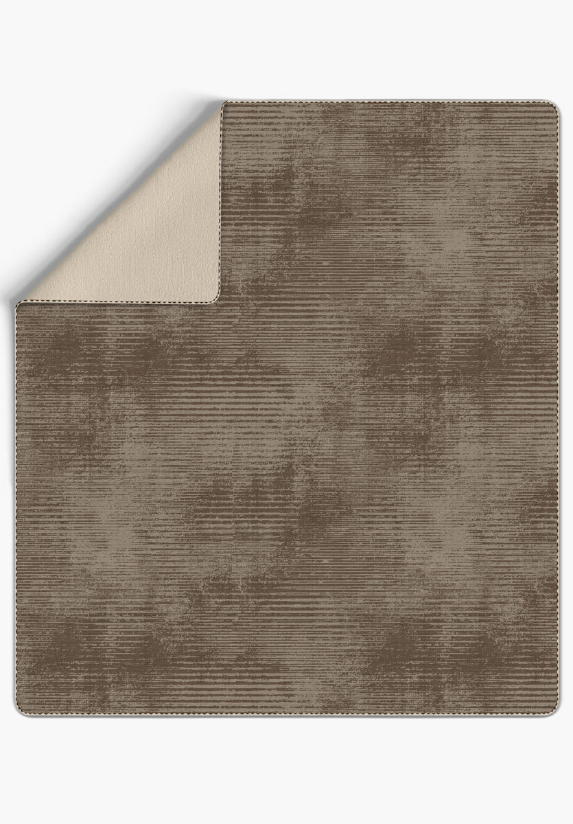 Oliver Taupe Throw Blanket