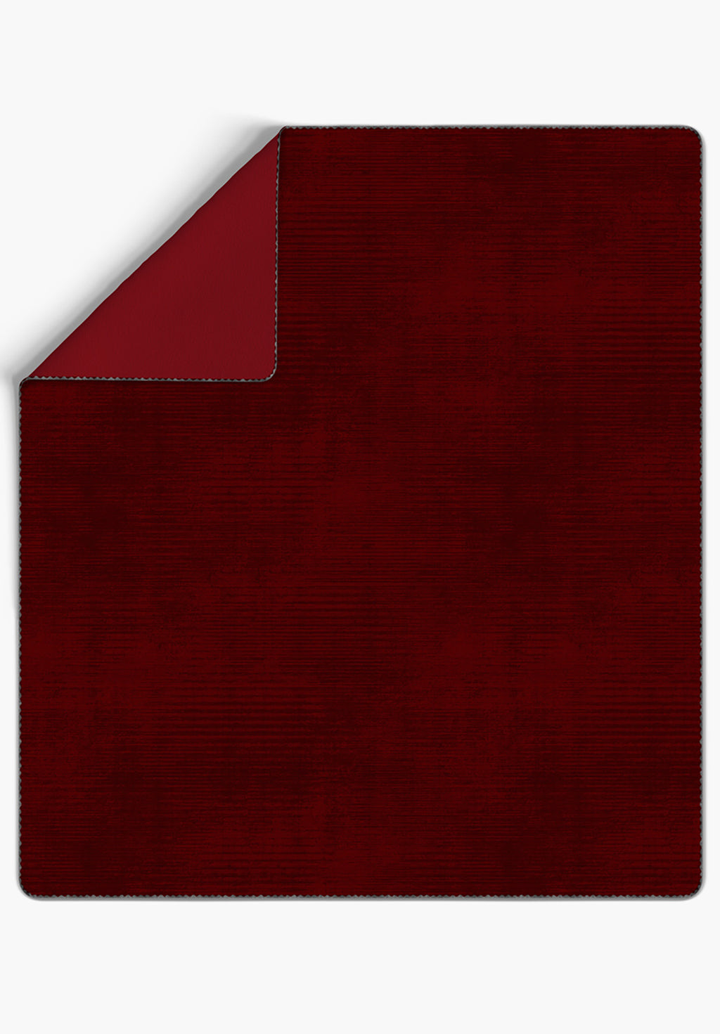 Oliver Burgundy Throw Blanket