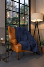 Oliver Indigo Blanket