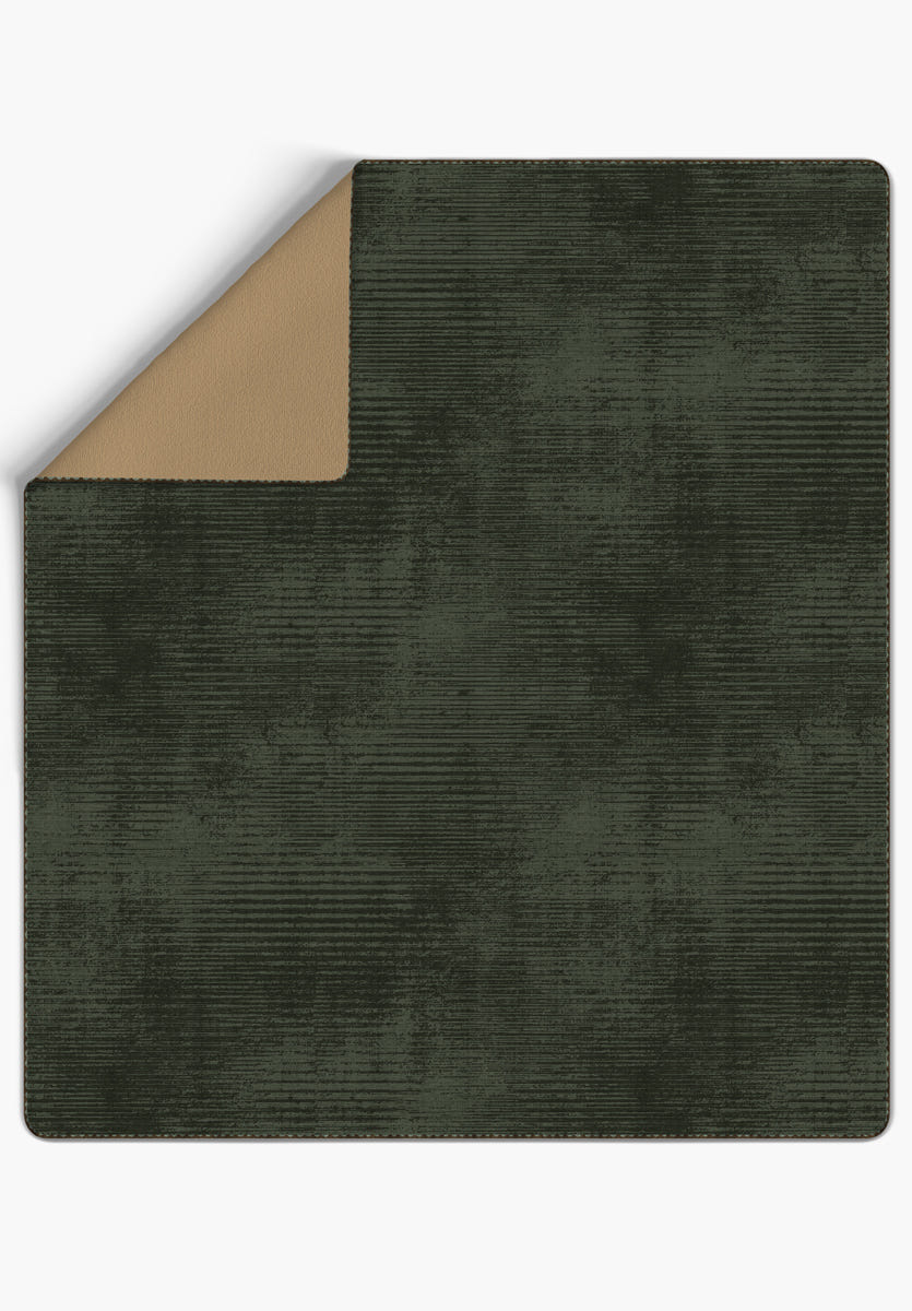 Oliver Dark Green Blanket