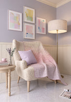 Wesley Blush Pink Blanket
