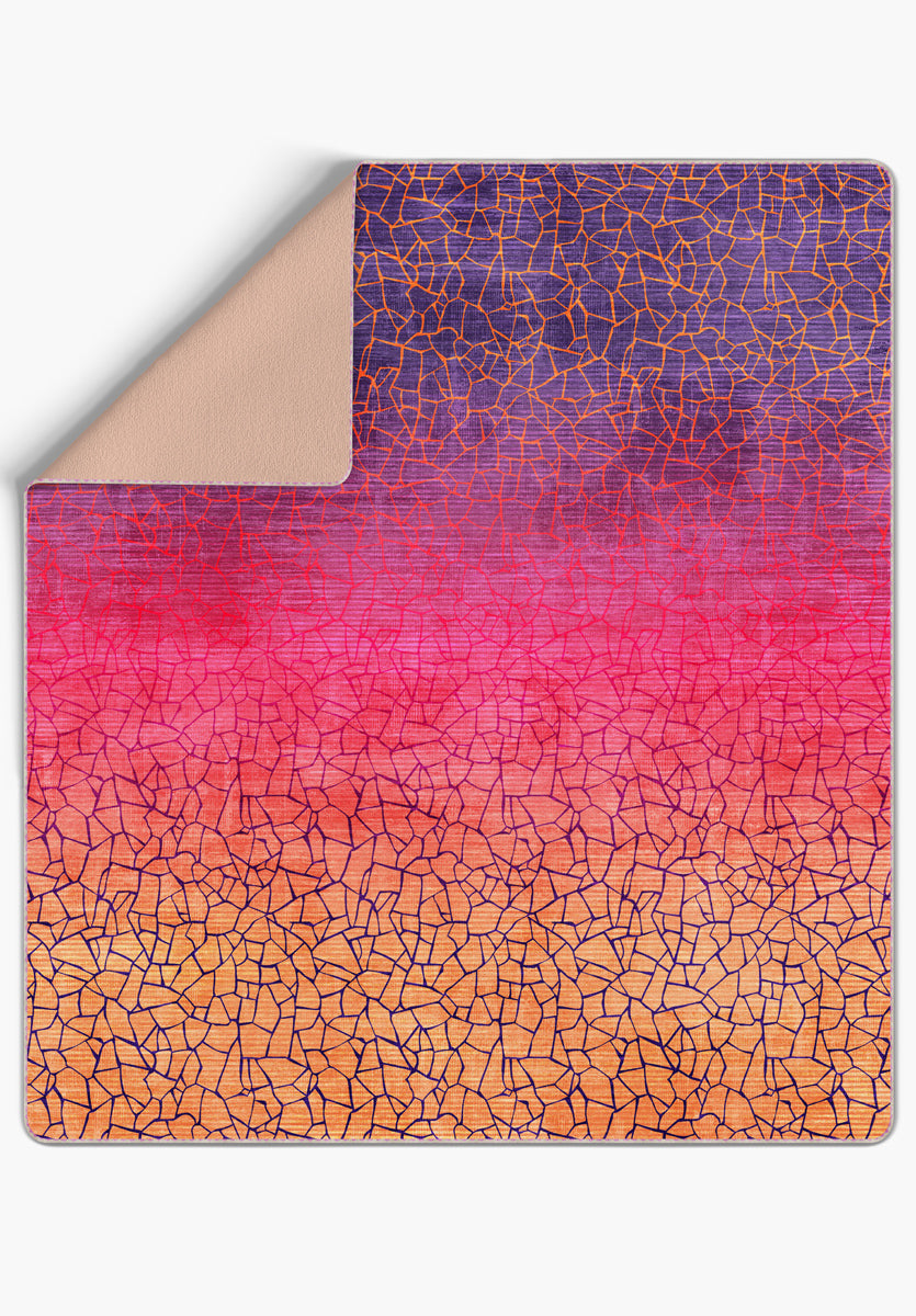 Wesley Pink Orange Blanket