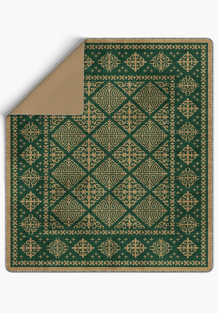 Rhean Green Celtic Blanket