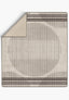 Nathan Geometric Cream Blanket