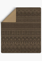 Naya Brown Aztec Blanket