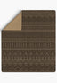 Naya Brown Aztec Blanket