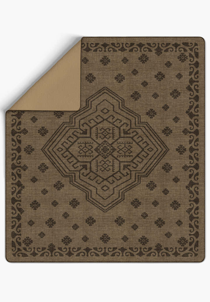 Selma Brown Moroccan Blanket