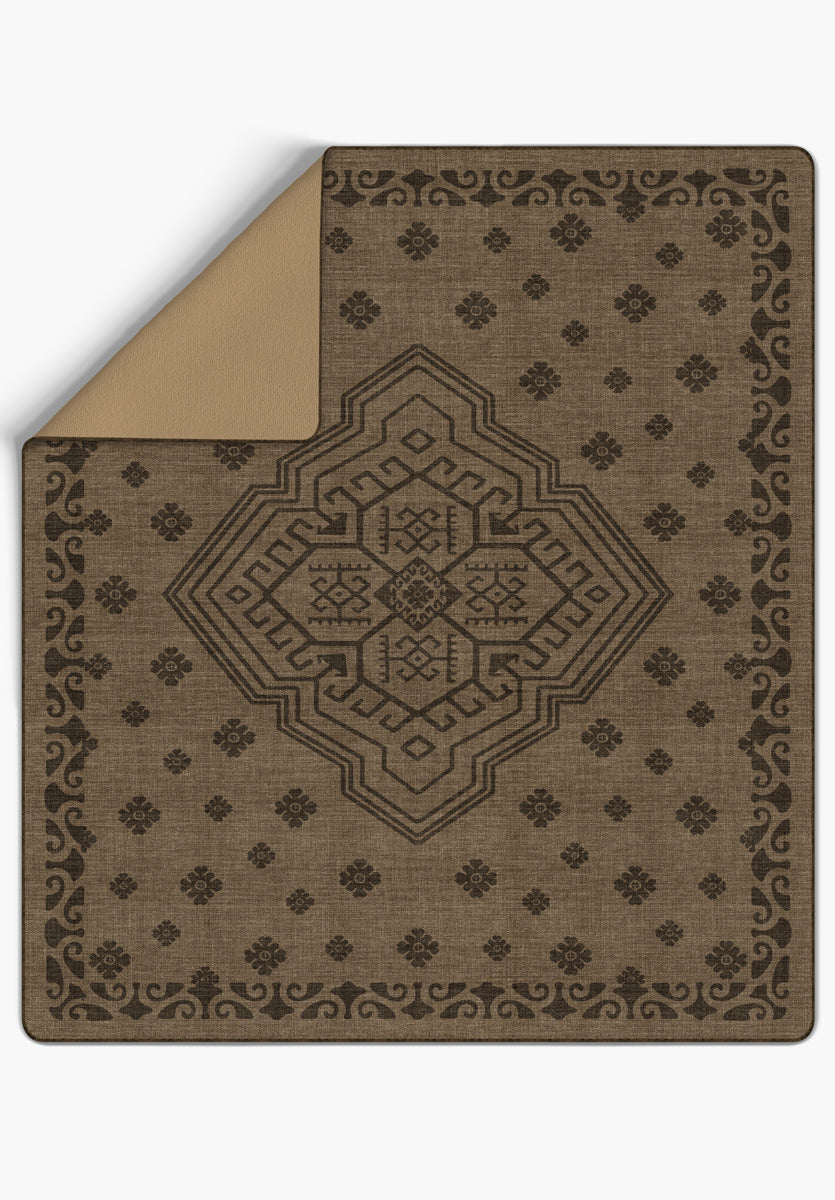 Selma Brown Moroccan Blanket