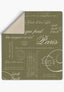 Emeric Olive Green Blanket