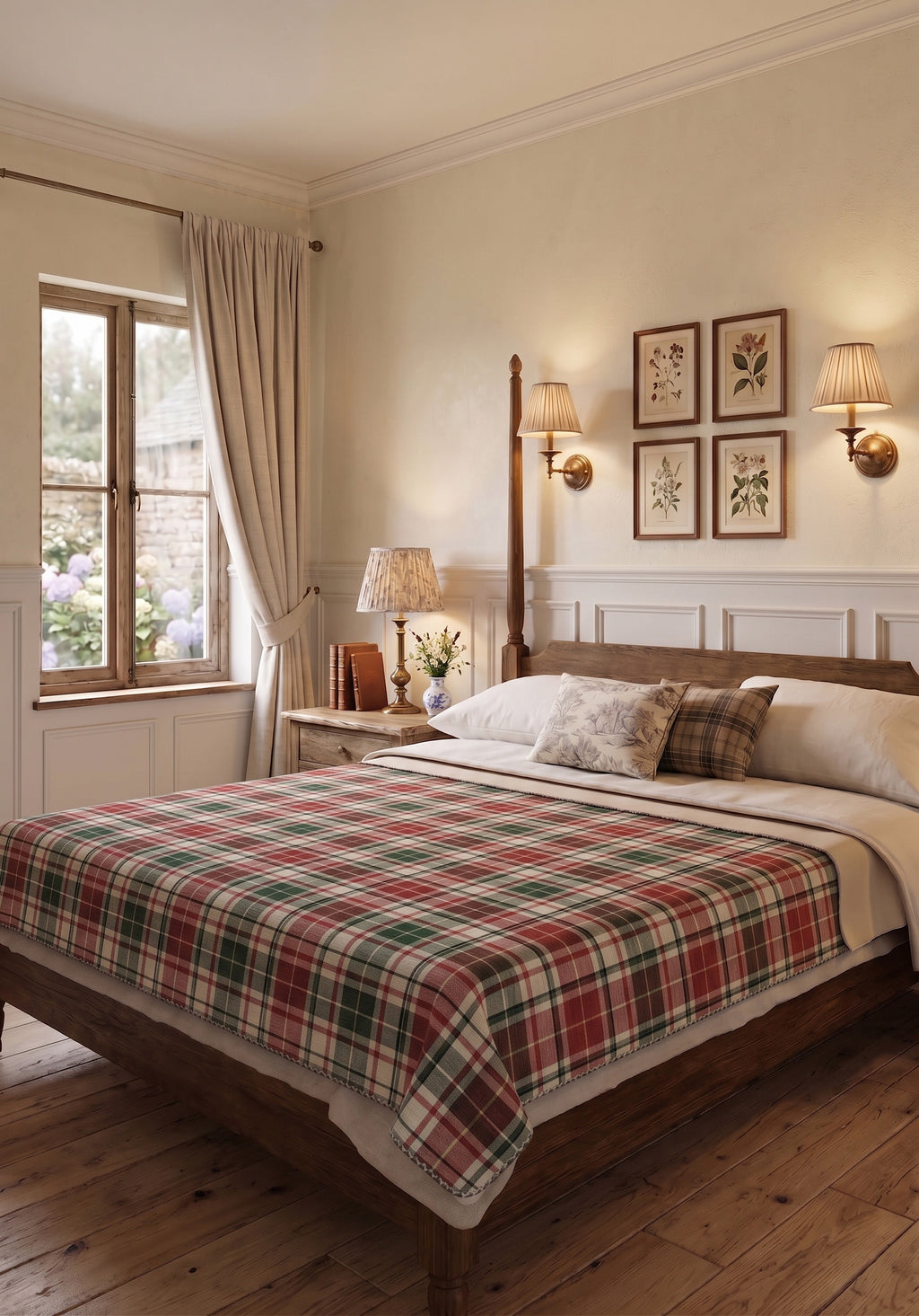 Fraser Plaid Christmas Blanket