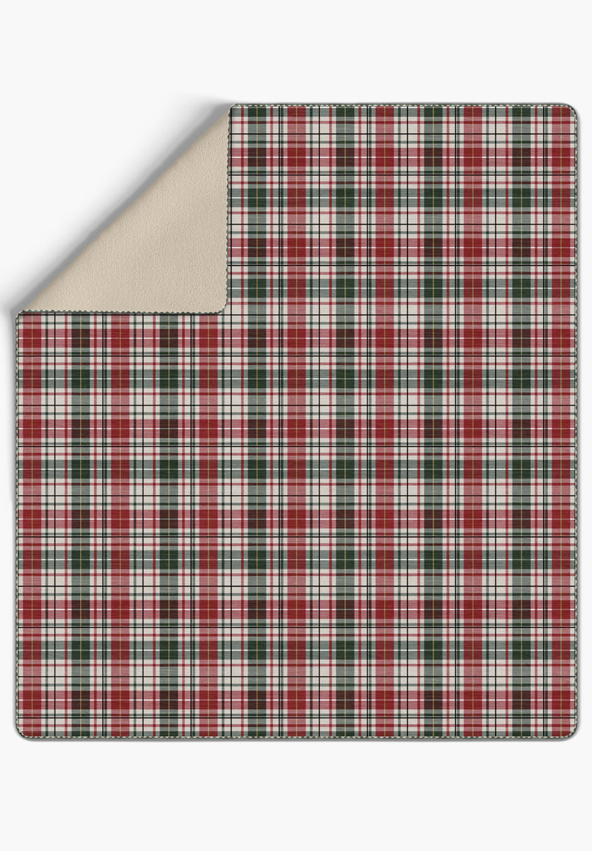 Fraser Plaid Christmas Blanket