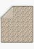 Isolde Cream Brown Blanket Bedspread