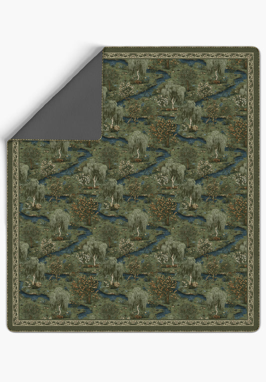 Elowen Forest Green Blanket Bedspread
