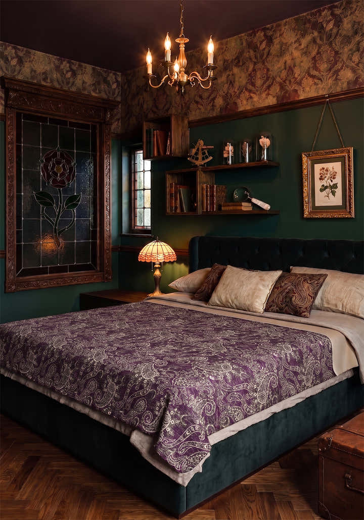 Elena Purple Paisley Blanket