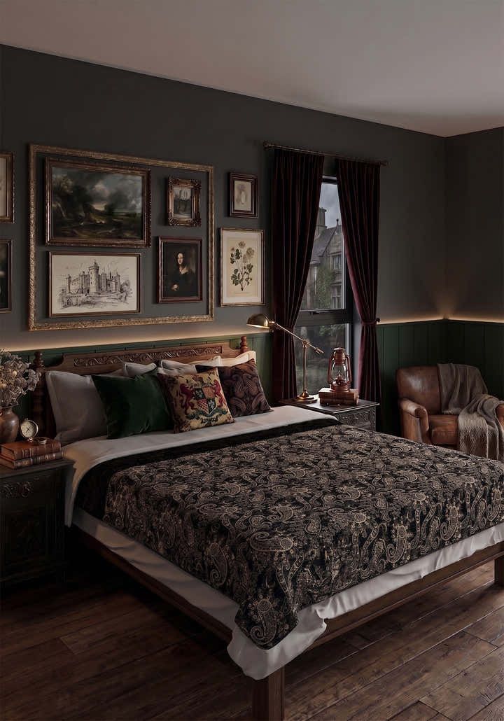 Elena Black Paisley Blanket