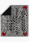 Vespera Black and White Blanket Bedspread