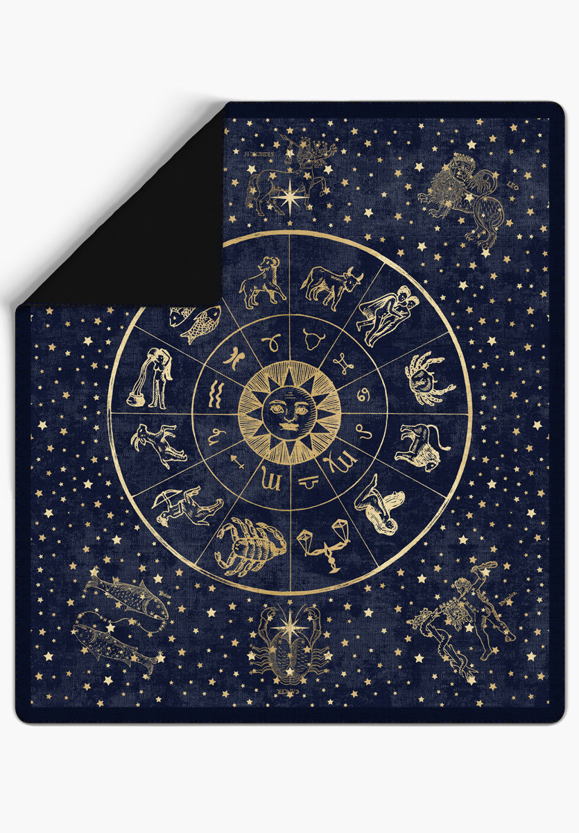 Vega Navy Zodiac Star Blanket