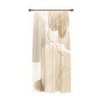 Alindra Beige Modern Curtain