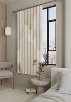 Alindra Beige Modern Curtain