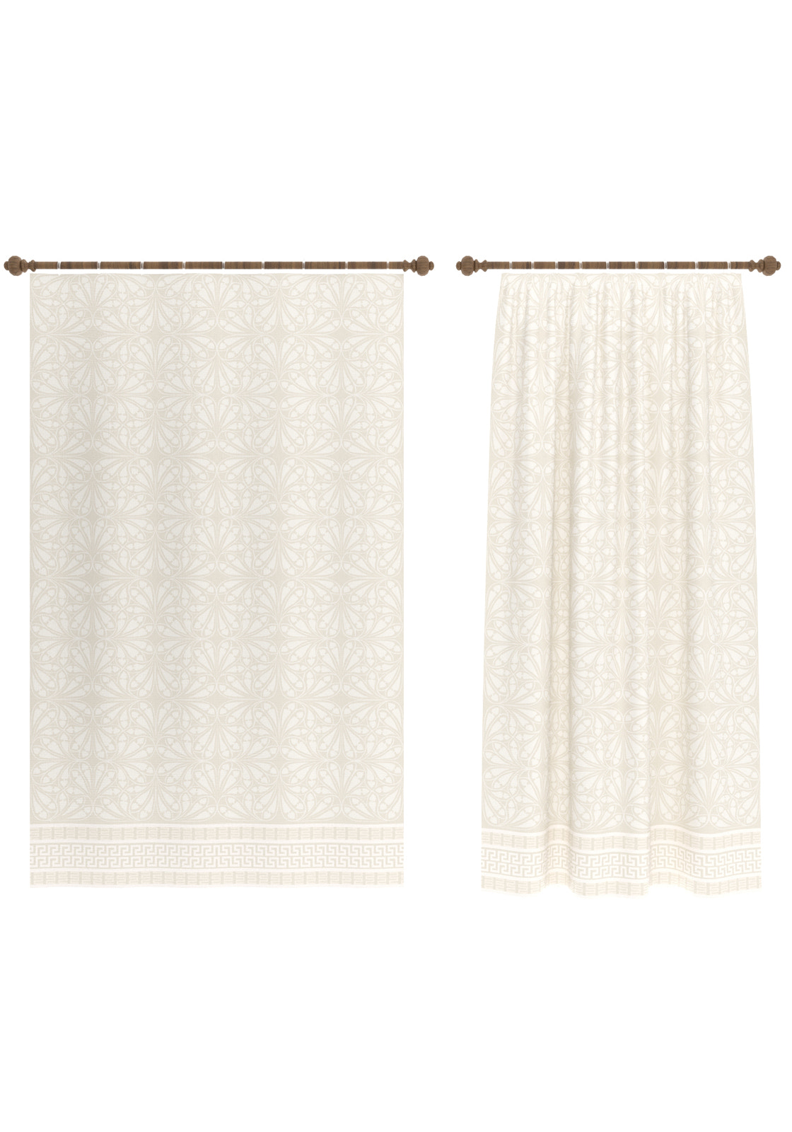 Alexis Off White Curtain