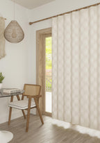 Elysandra Cream Art Deco Curtain