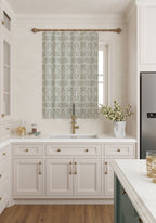 Gilyra Sage Geometric Curtain