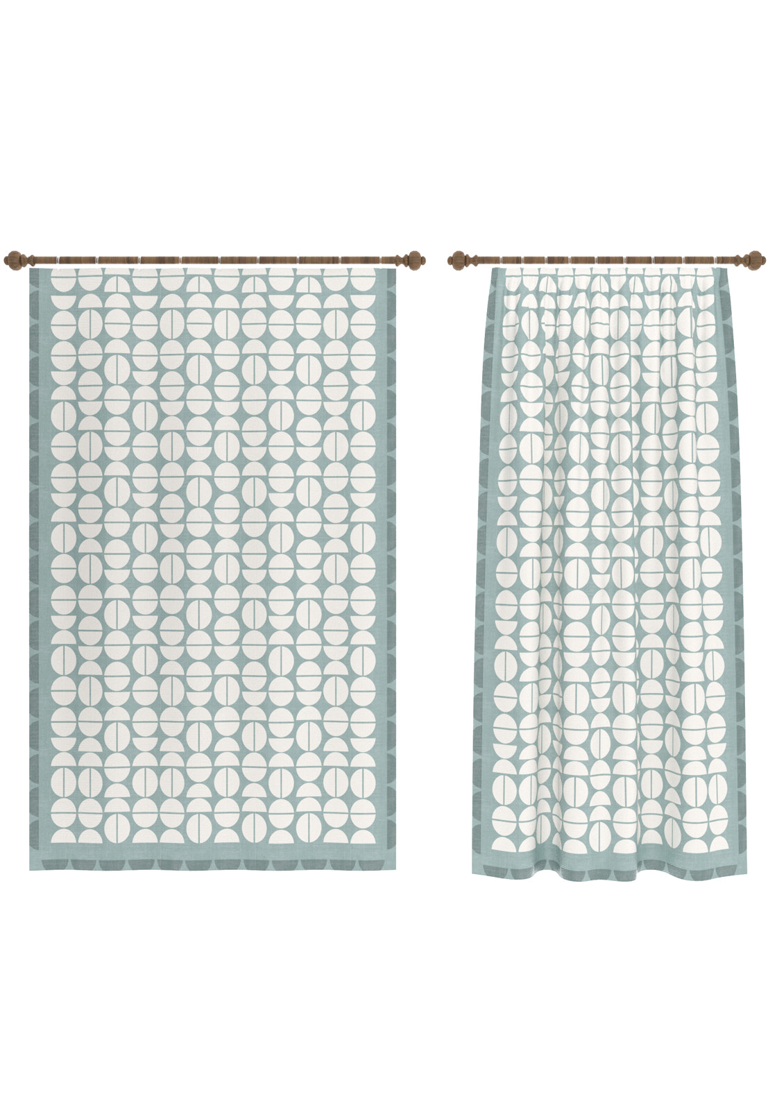Lucas Mid Century Modern Curtain