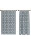 Zachary Blue Grey Curtain