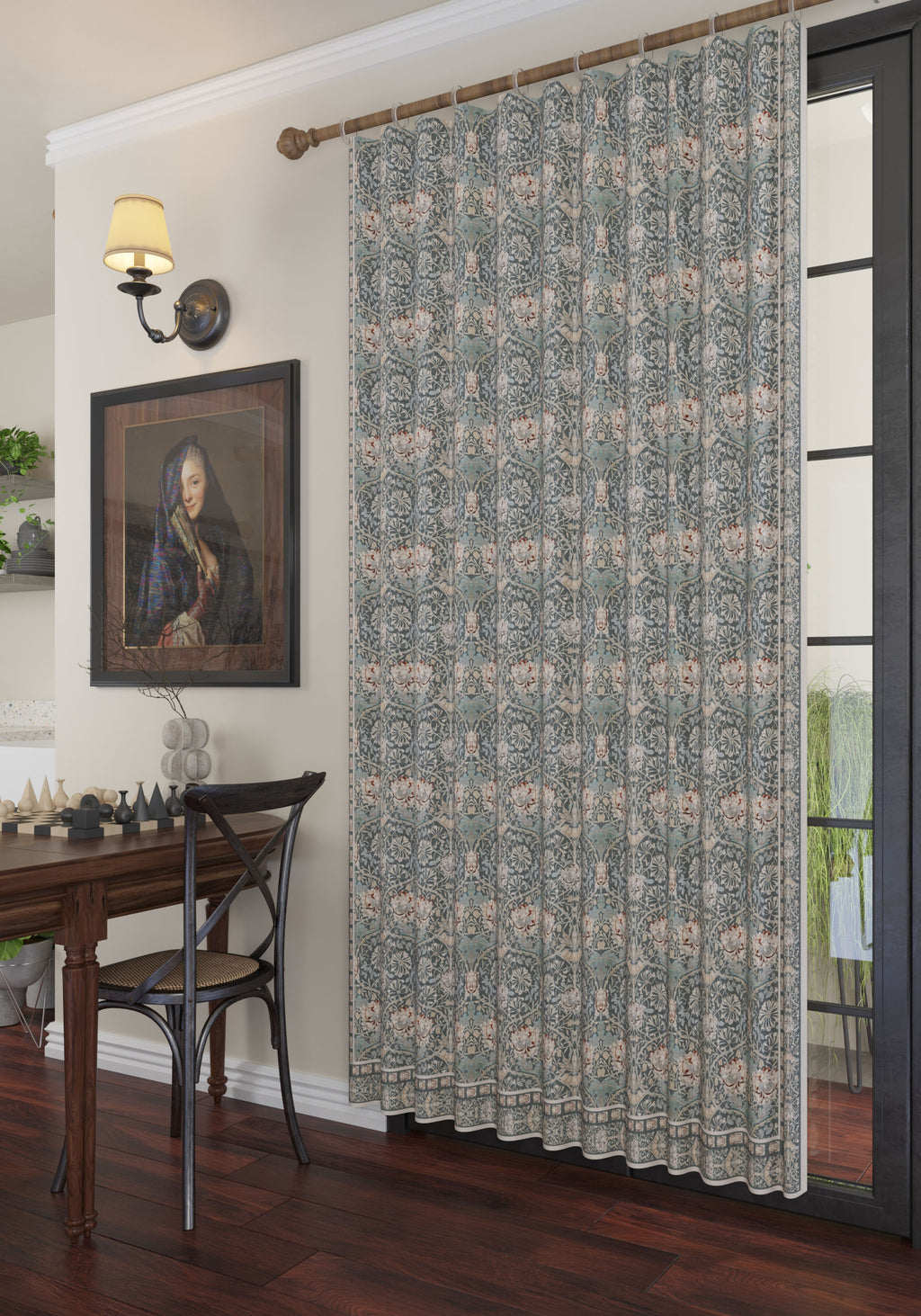 Zachary Green Vintage Curtain