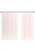 Berylle Geometric Pink Curtain