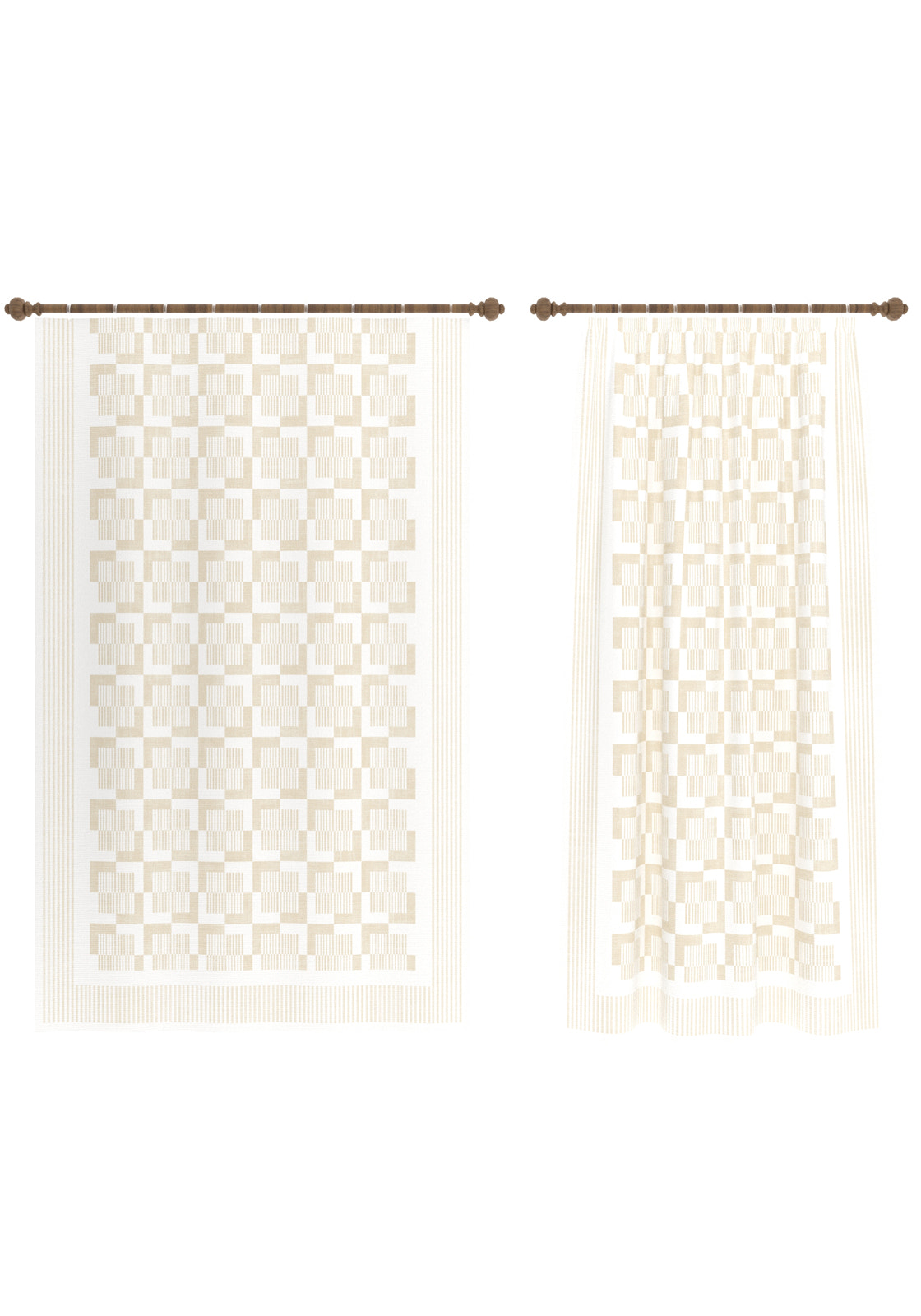 Berylle Ivory Curtain