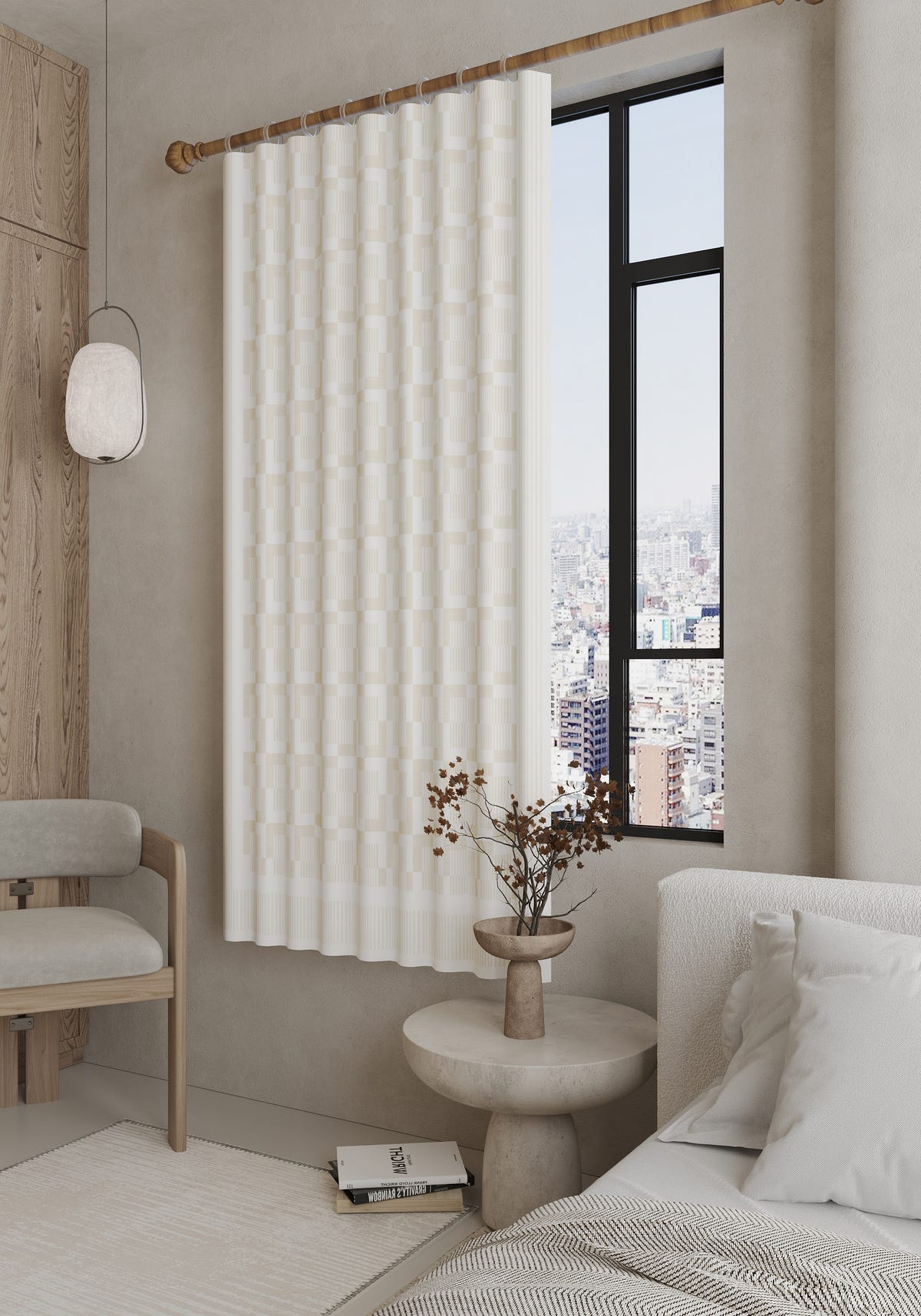Berylle Ivory Curtain