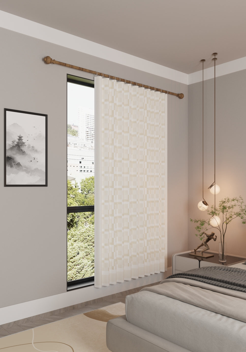 Berylle Ivory Curtain