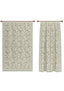 Minora Sage Green Floral Curtain