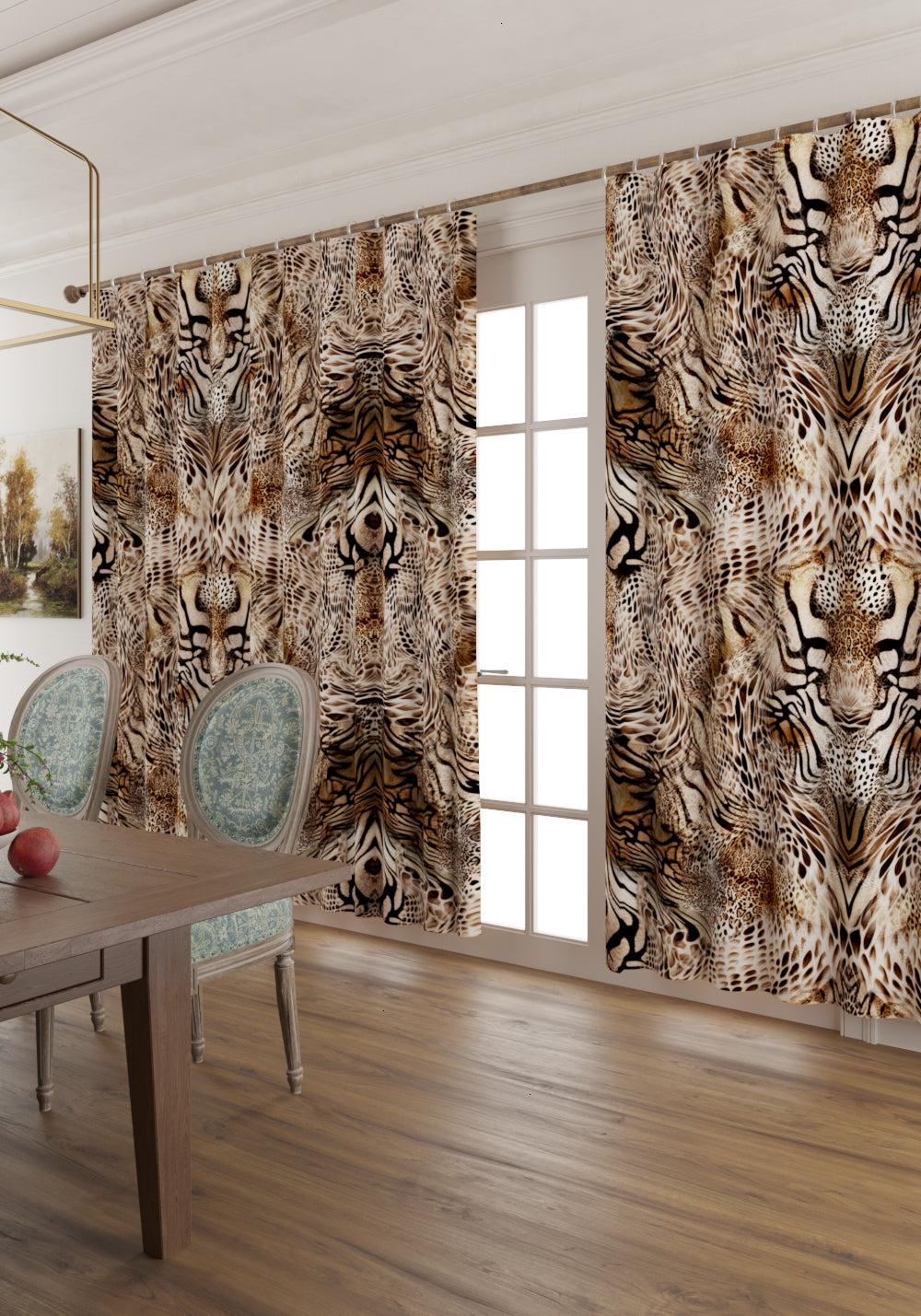 Sarana Animal Print Curtain