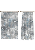 Matthew Blue Grey Curtain