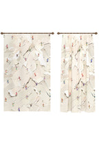 Nico Ski Slopes White Curtain