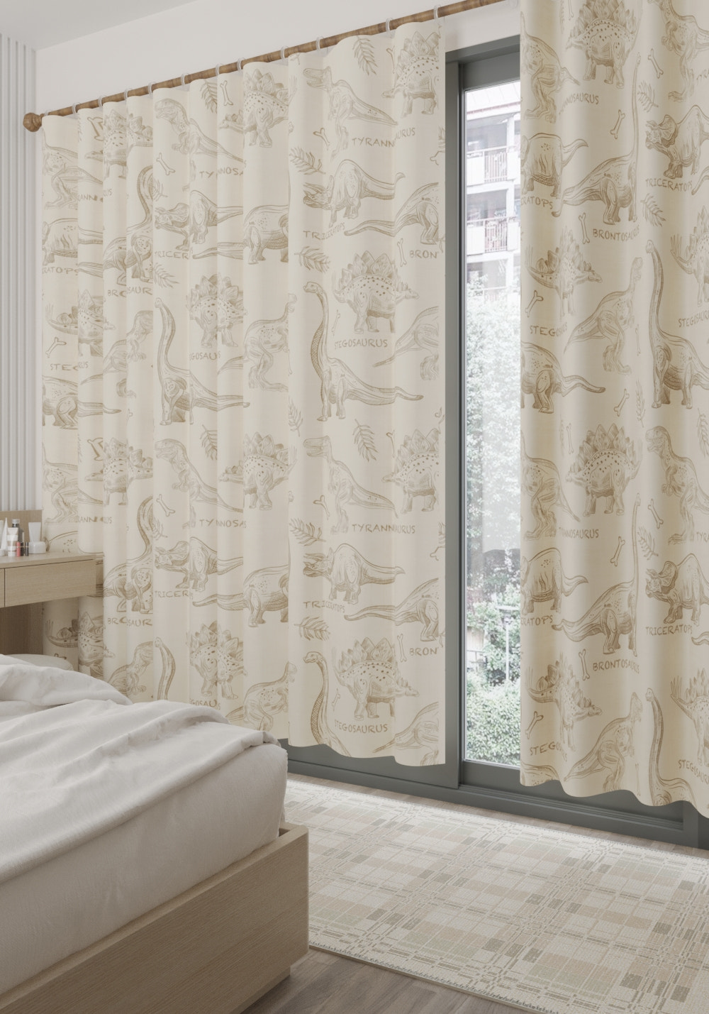 Daxon Kids Dinosaur Curtain