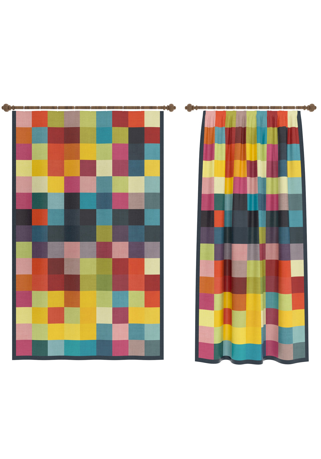 Marlow Colourful Curtain