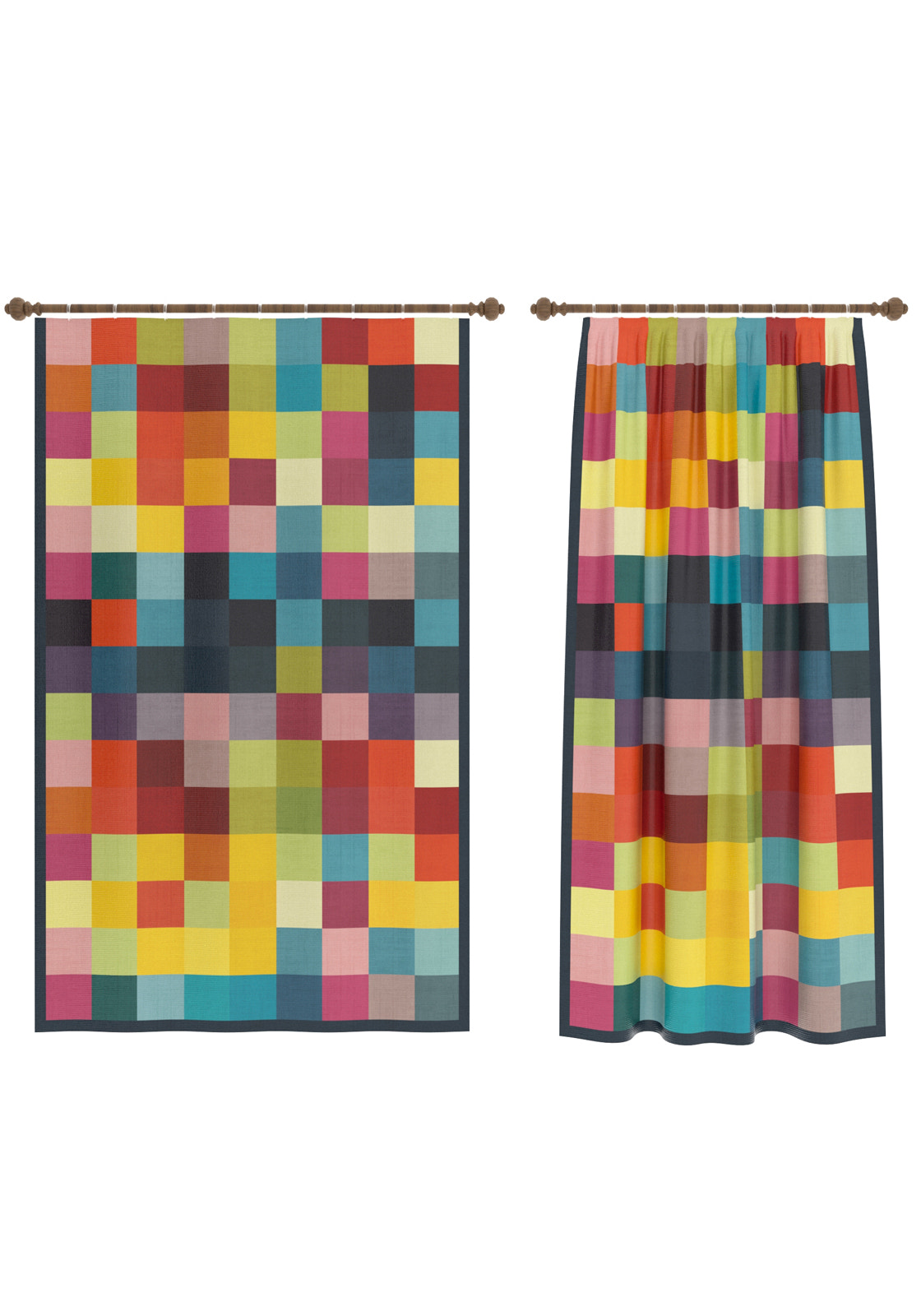 Marlow Colourful Curtain