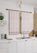 Liliane Blush Pink Damask Curtain