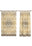Liliane Damask Brown and Gold Curtain
