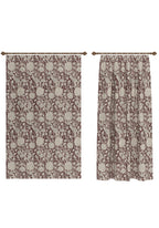 Thalassa Burgundy Vintage Curtain