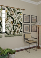 Evelina Ivory Botanical Curtain