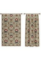 Delfina Green Floral Curtain